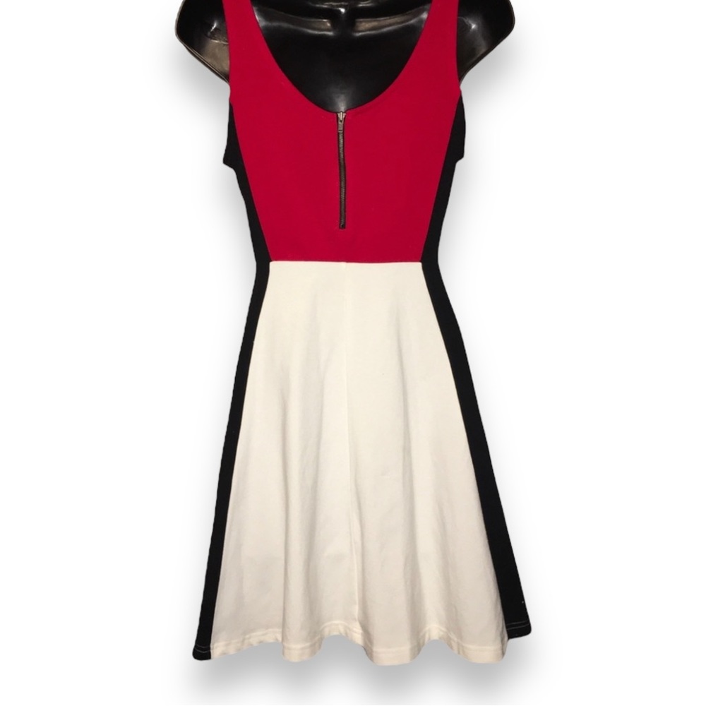 Express Tri-Colored Tank Flowing Dress Size Sm - Picture 3 of 8